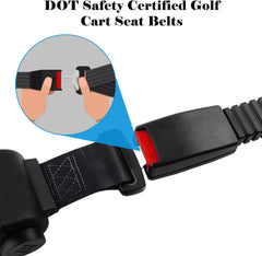 Seat Belt for Golf Cart 1 PCS Replacement Universal Fit Retractable 47" Belt