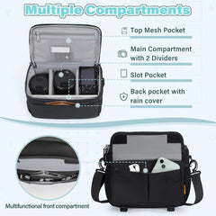 Camera Bag for DSLR SLR Mirrorless Camera,Small Camera Sling Bag for Photographers